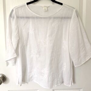 H&M Embroidered Blouse